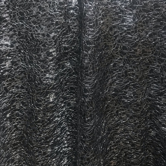 Black Silver Mesh Layered Express Tank NWOT XS - Picture 4 of 6